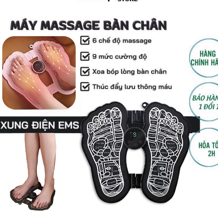 [HCM]máy massage chân ems,Giúp Lưu Thông Khí Huyết, Thảm massage chân trị liệu đau mỏi bằng xung điện-[GM-ZDAMYB]