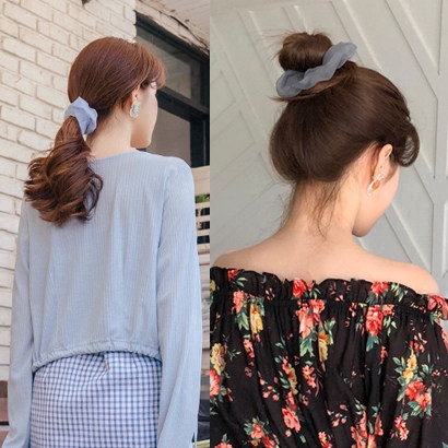 Dây Buộc Tóc Co Giãn Phong Cách Hàn Quốc Cho Nữ