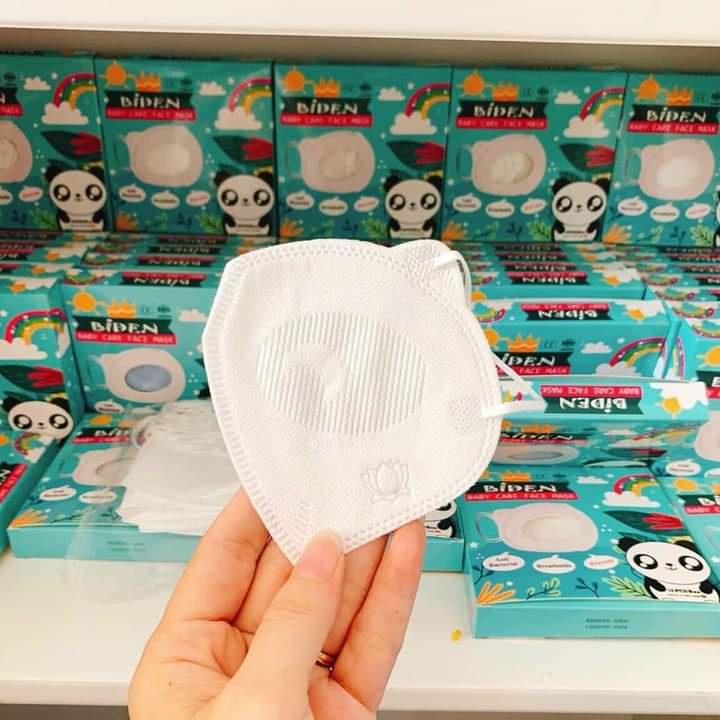 Khẩu Trang Biden Cho Bé 3D Mask Hình Gấu Panda KT04
