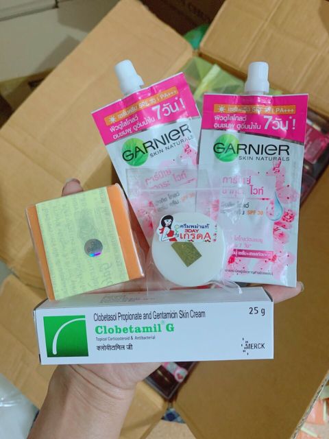 Set nám Garnier tem vàng chuẩn Thái Lan | BigBuy360 - bigbuy360.vn