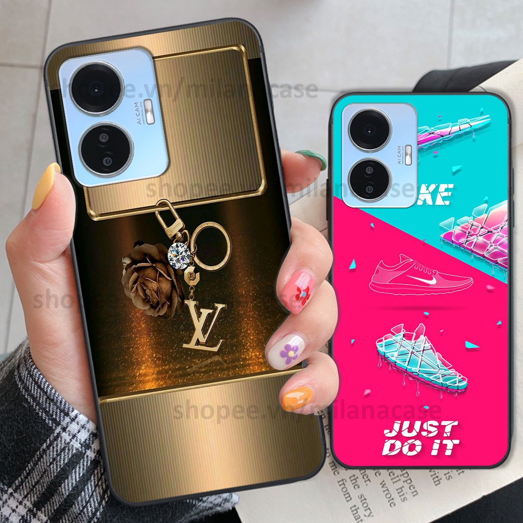 Ốp Vivo Y55 2022 in hình các thương hiệu nổi tiếng sang chảnh, đẳng cấp, cá tính