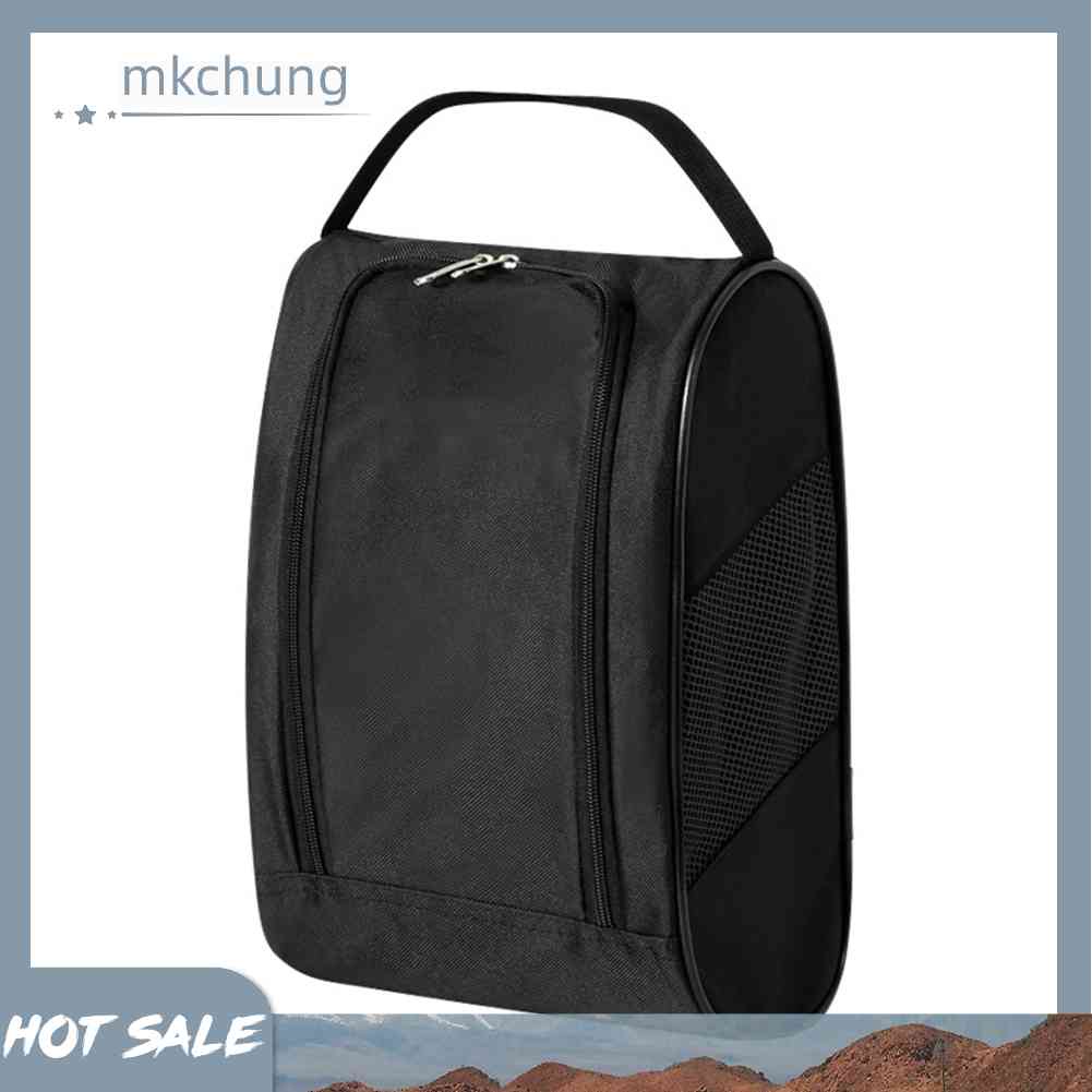 Túi Đựng Giày Chơi Golf Bằng Nylon Có Khóa Kéo Thoáng Khí