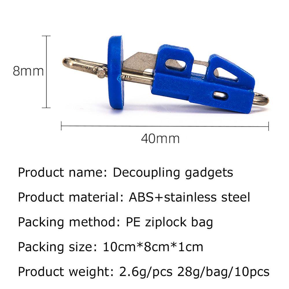 MUVAKO Kẹp Móc Mồi Câu Cá Đa Năng Tháo Gỡ Nhanh Phong Cách Breakaway