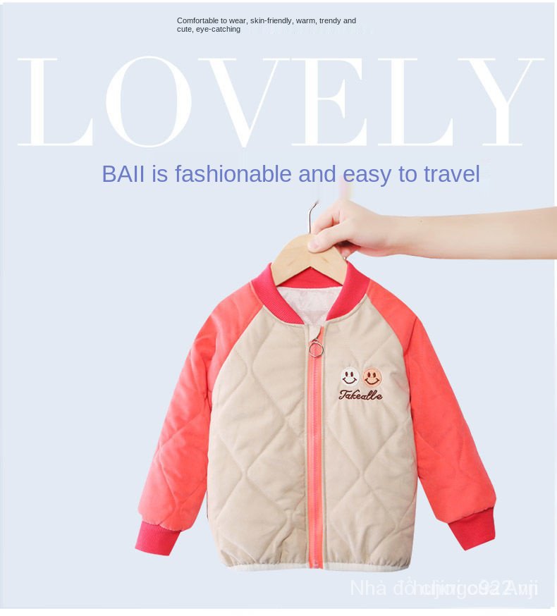 Fashionable Cotton Lined Coat For Baby