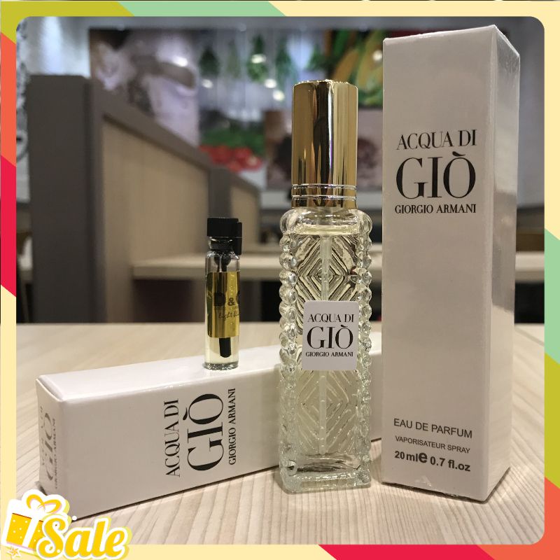 Nước hoa mini, Nước Hoa Aqua Giò Trắng 20ml 6D Hương Thơm Nam Tính, Mạnh Mẽ Lưu Hương 12h | BigBuy360 - bigbuy360.vn