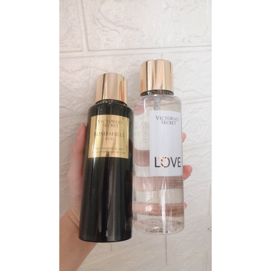 Xịt thơm body mist Victoria Amber Romance 250ml