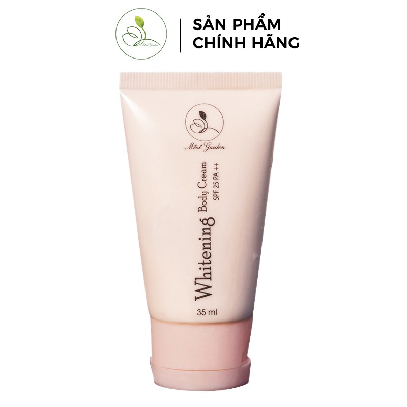 Kem dưỡng toàn thân MiniGarden Whitening Body Cream SPF 25 PA ++ 35ML dưỡng làn da sáng PV1013