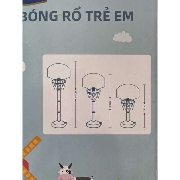 Bộ bóng rổ trẻ em- hkm friso