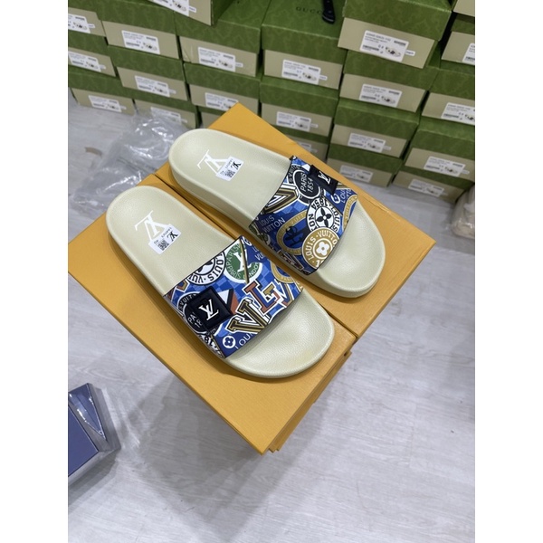 ⚡️ ʜàɴɢ ᴍớɪ ᴠề🔥 Dép lê nam 𝕃𝕧 đế trắng new 2022 fullbox