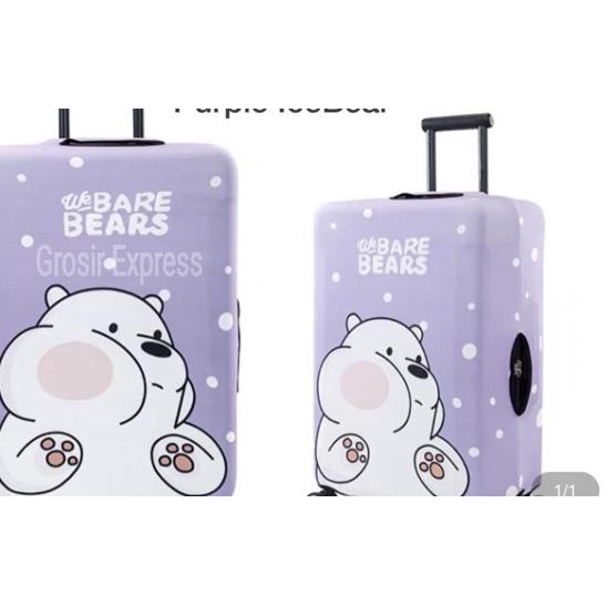 Xxgood Vỏ Bọc Bảo Vệ Va Li Hành Lý Co Giãn We Bare Bears Size S M L XL Chất Lượng Cao