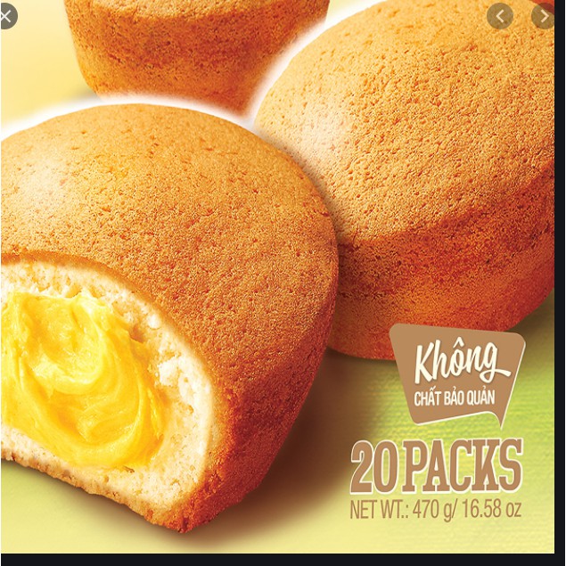 Bánh kem trứng Custas hộp 282g (12 cái)