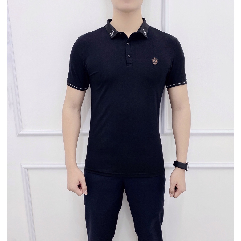 Áo Thun Polo Nam Cổ Bẻ LoGo Thêu 𝑪𝒉𝒂̂́𝒕 𝒄𝒐𝒕𝒕𝒐𝒏 100%- ARU SHOP