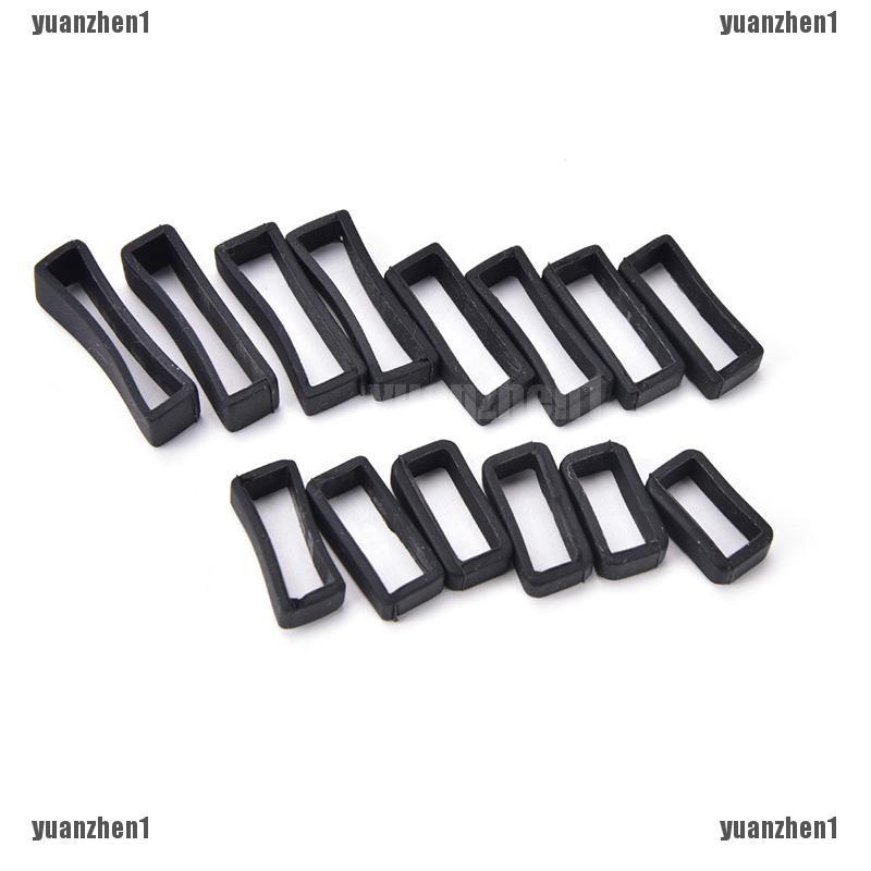 Set 2 Dây Đeo Bằng Cao Su Silicone 14mm-26mm Cho Đồng Hồ Đeo Tay