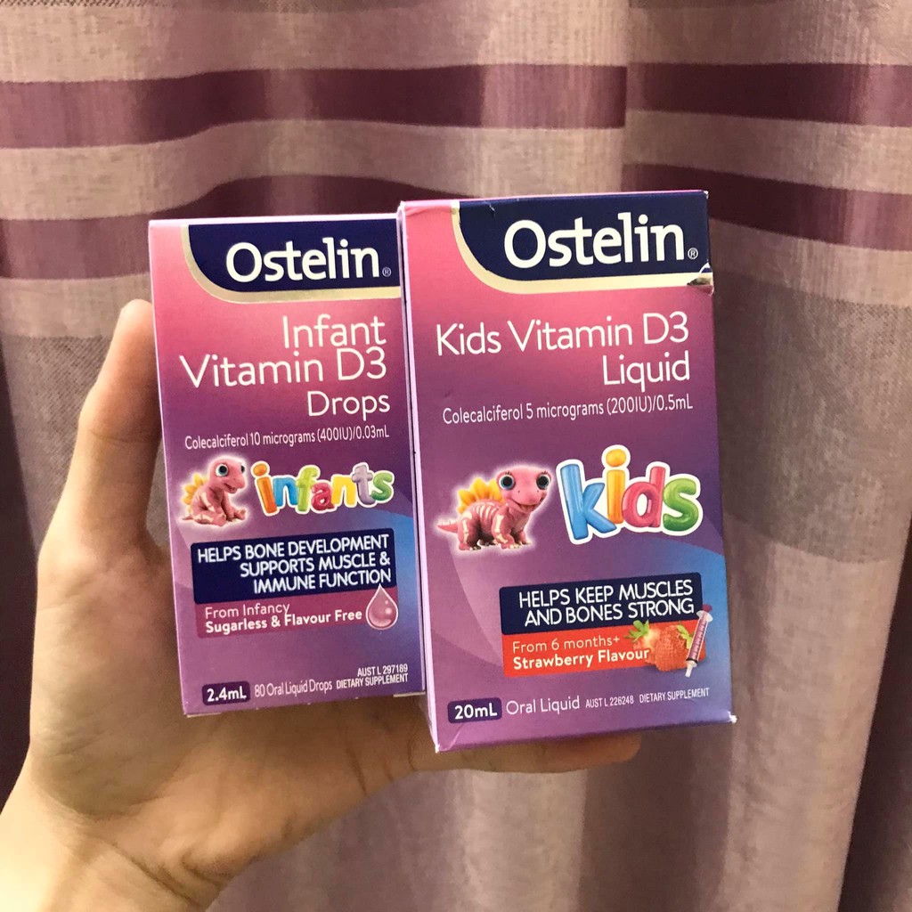 Vitamin D3 Ostelin Kid - sản phẩm bổ sung vitamin