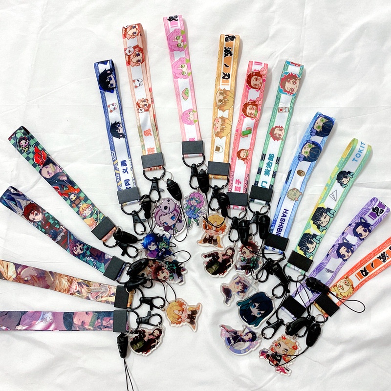 Dây Đeo Điện Thoại Bằng Acrylic Họa Tiết Hoạt Hình Anime Dễ Thương