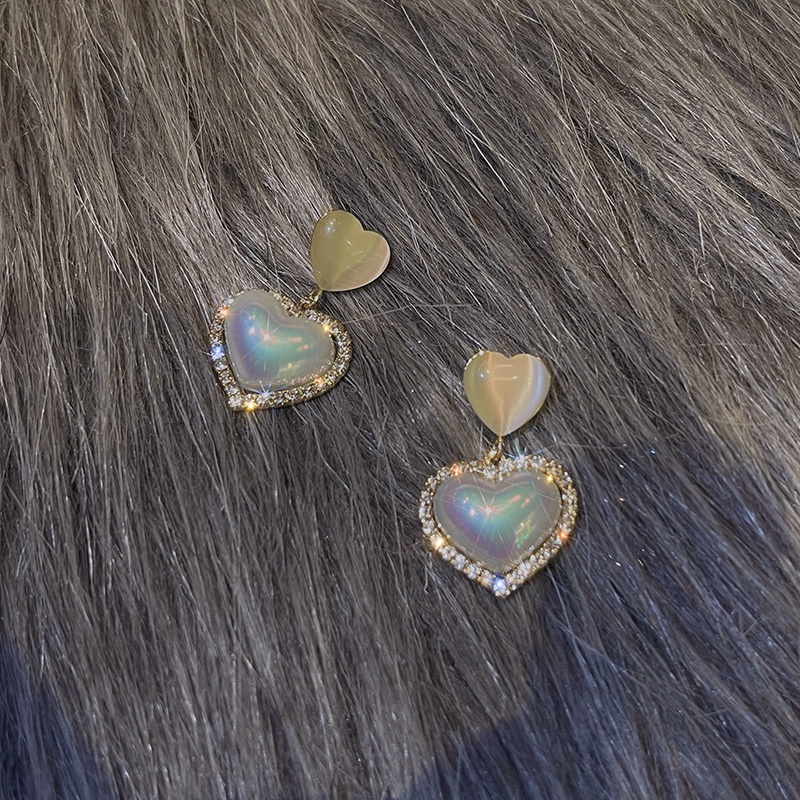 Bông Tai Mạ Bạc 925 Đính Đá Và Ngọc Trai Phong Cách Hàn Quốc 2022