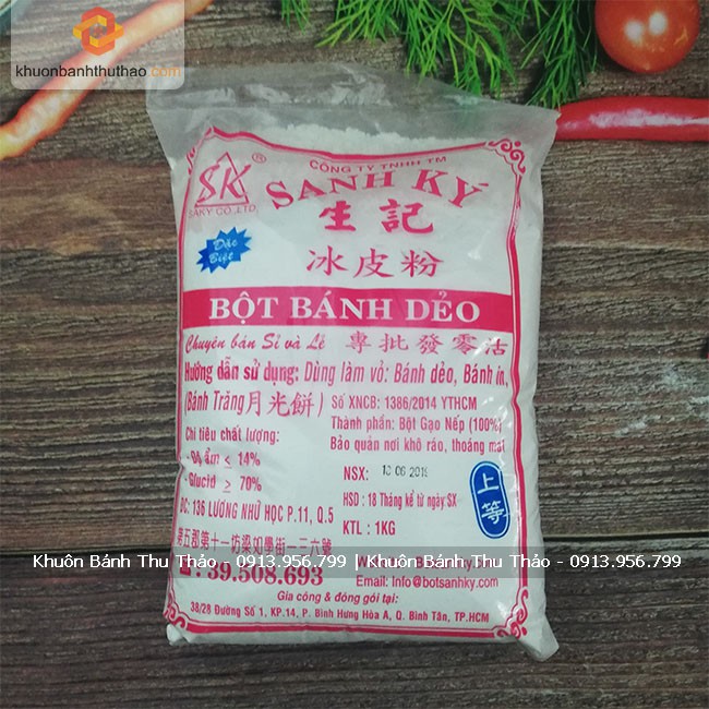 Bột bánh dẻo Sanh Ký 1kg (loại đặc biệt)