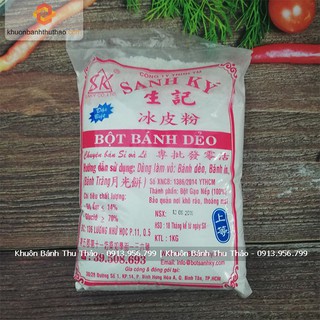 Bột bánh dẻo, bánh in nhãn đỏ Sanh Ký gói 1kg