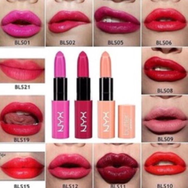 Son Nyx butter màu 01,10