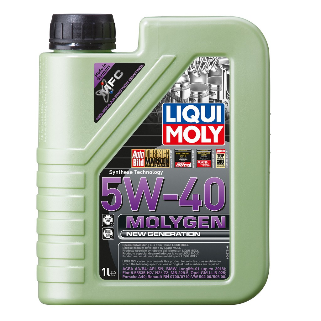 Dầu nhớt tổng hợp xe ga Molygen Liqui Moly 1L 5W40