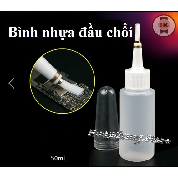 Bình nhựa đựng dung dịch đầu chổi