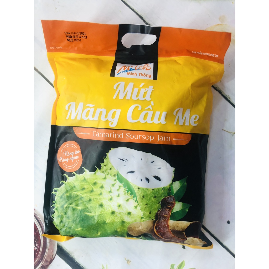 Mứt mãng cầu me Minh Thông 500gr
