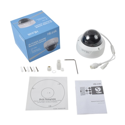Camera IP 2MP vỏ sắt Hilook của Hikvision D121H B121H (chính hãng)