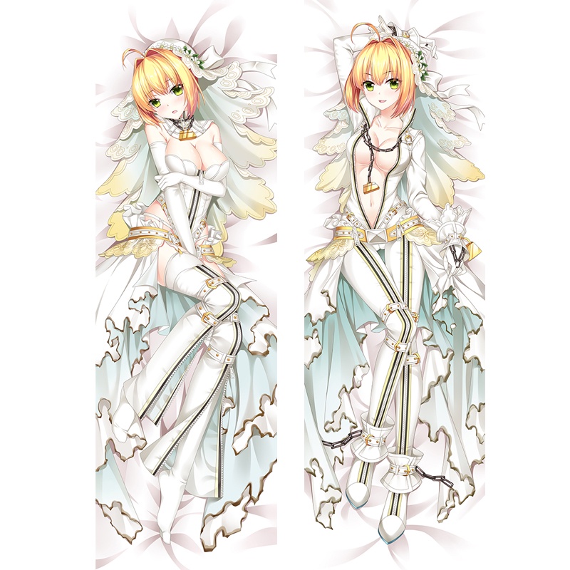 Vỏ Gối In Hình Nhân Vật Nữ Anime Fate / stay Night / Fate Zero Gợi Cảm