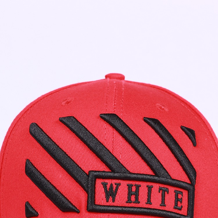 Mũ Lưỡi Trai Vải Cotton Hai Lớp In Logo Off White Thời Trang Cao Cấp