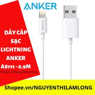 Dây cáp sạc Lightning Anker A8111 - Hàng chính hãng