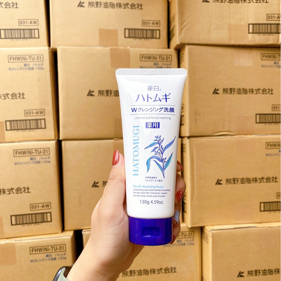 Sữa Rửa Mặt Hatomugi Naturie Hạt Ý Dĩ Nhật Bản