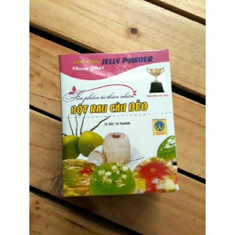 SỈ 25 HỘP BỘT RAU CÂU DẺO CHUNG PHÁT - hộp 12 gói x 10gr