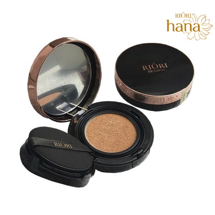 Phấn Nước Che Khuyết Điểm RIORI Miracle BB Cushion 15g - Thay thế lớp kem dưỡng, lót, nền, mỏng mịn tự nhiên