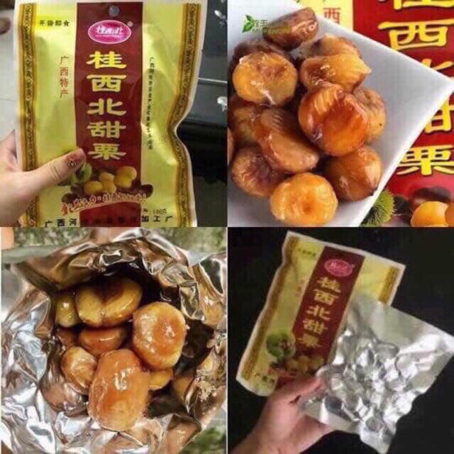 hạt dẻ tẩm mật ong