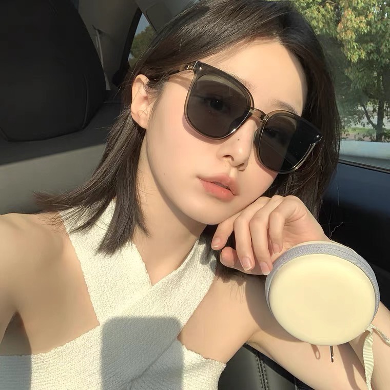 Kính Mát Chống Tia UV400 Tròng Oval Thời Trang Cho Nữ