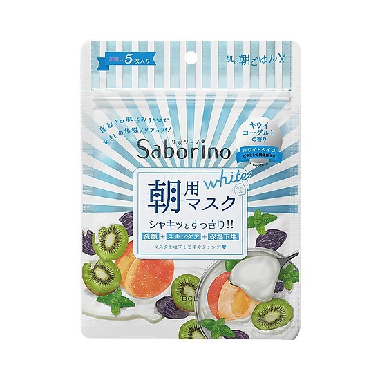 Mặt Nạ Dưỡng Ẩm Làm Sáng Da Buổi Sáng Saborino Morning Facial Sheet Mask