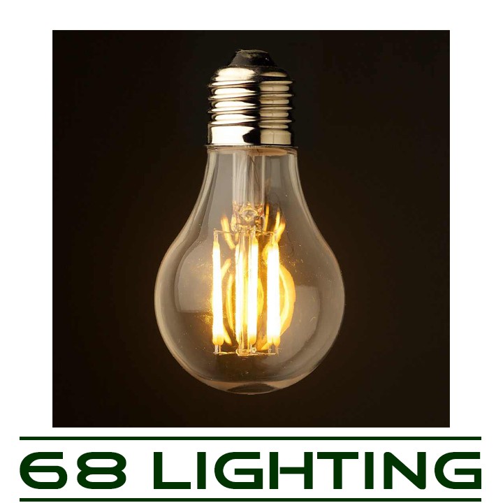 Bóng đèn led trang trí edison thiết kế vintage đui xoắn E27 thích hợp trang trí quán cafe, trà sữa 68Lighting LP0201