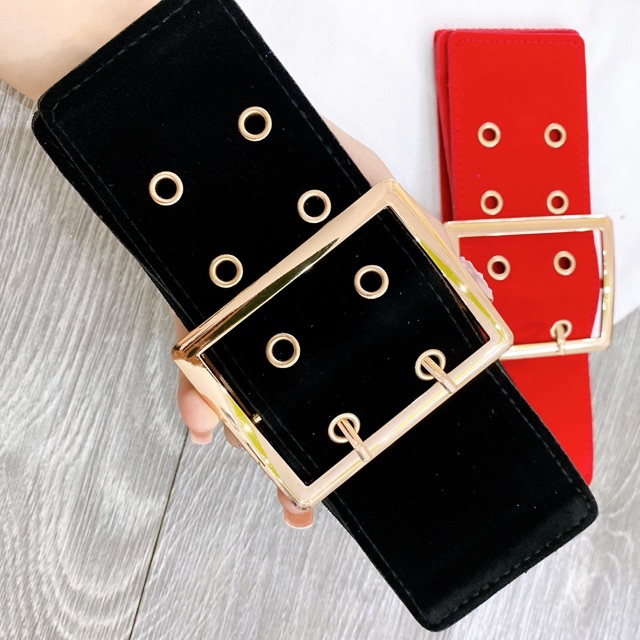 Đai nịt đầm nhung 8 lỗ mới | BigBuy360 - bigbuy360.vn