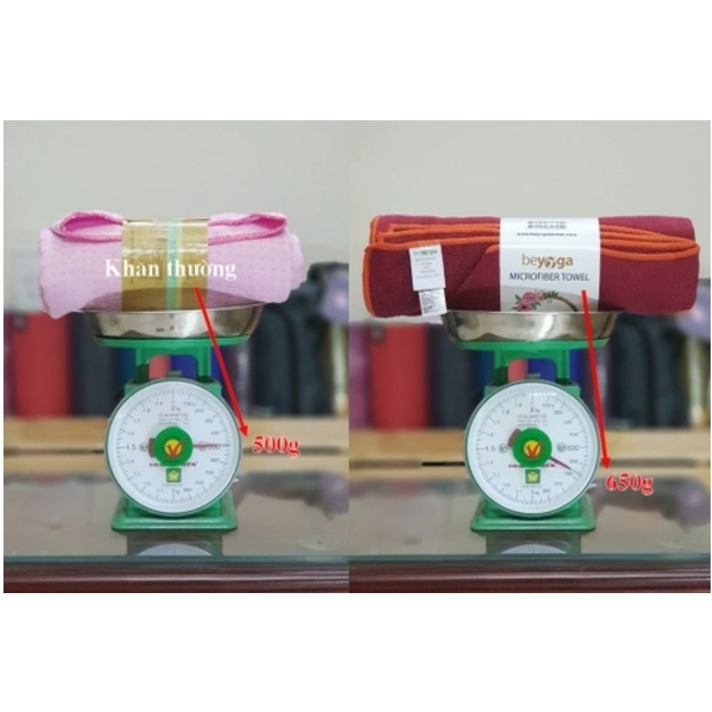 Khăn Trải Thảm Yoga, Nhập Khẩu Đài Loan, Thấm Hút Mồ Hôi, Chống Trơn Trượt Tốt, Sợi Microfiber, hãng beYoga