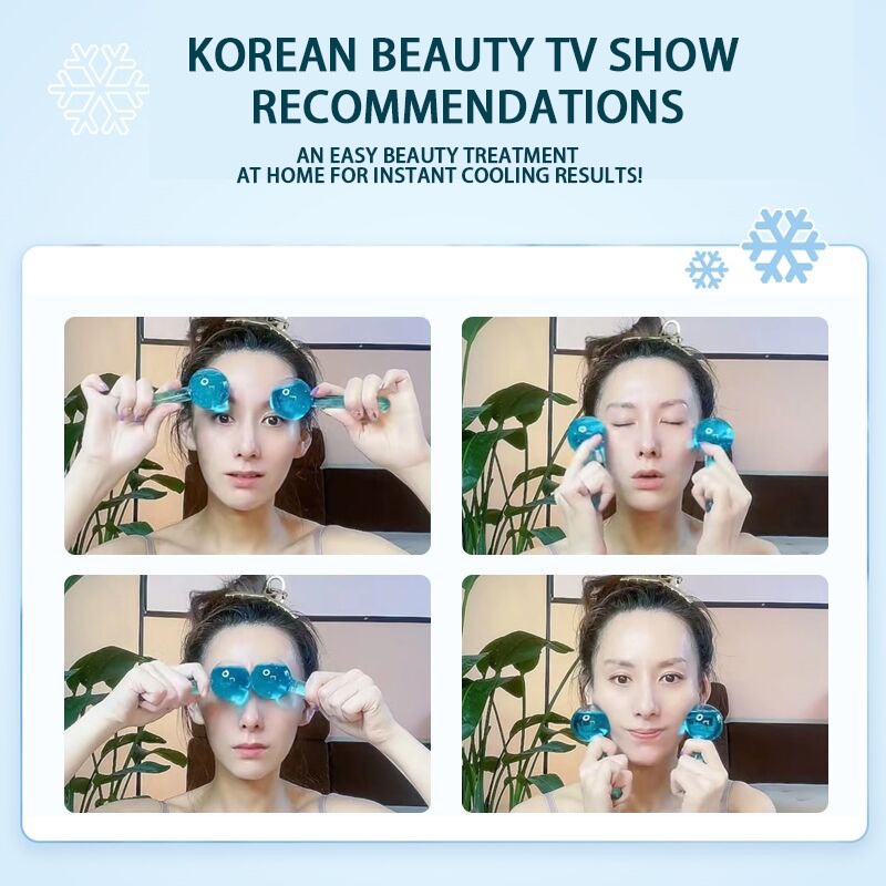 Cây Lăn Mát Xa Da Mặt Bằng Thủy Tinh Giúp Làm Dịu Và Loại Bỏ Nếp Nhăn