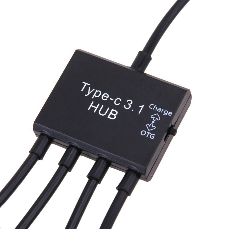 Hub USB C Hub OTG 4 Trong 1 Nhỏ Gọn Với Chức Năng Sạc Tương Thích Với Máy Tính Xách Tay Hoặc Loại C