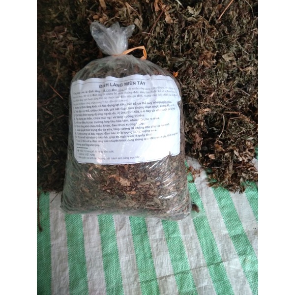 Lá đinh lăng phơi nắng khô 500g 35k l miền tây shop