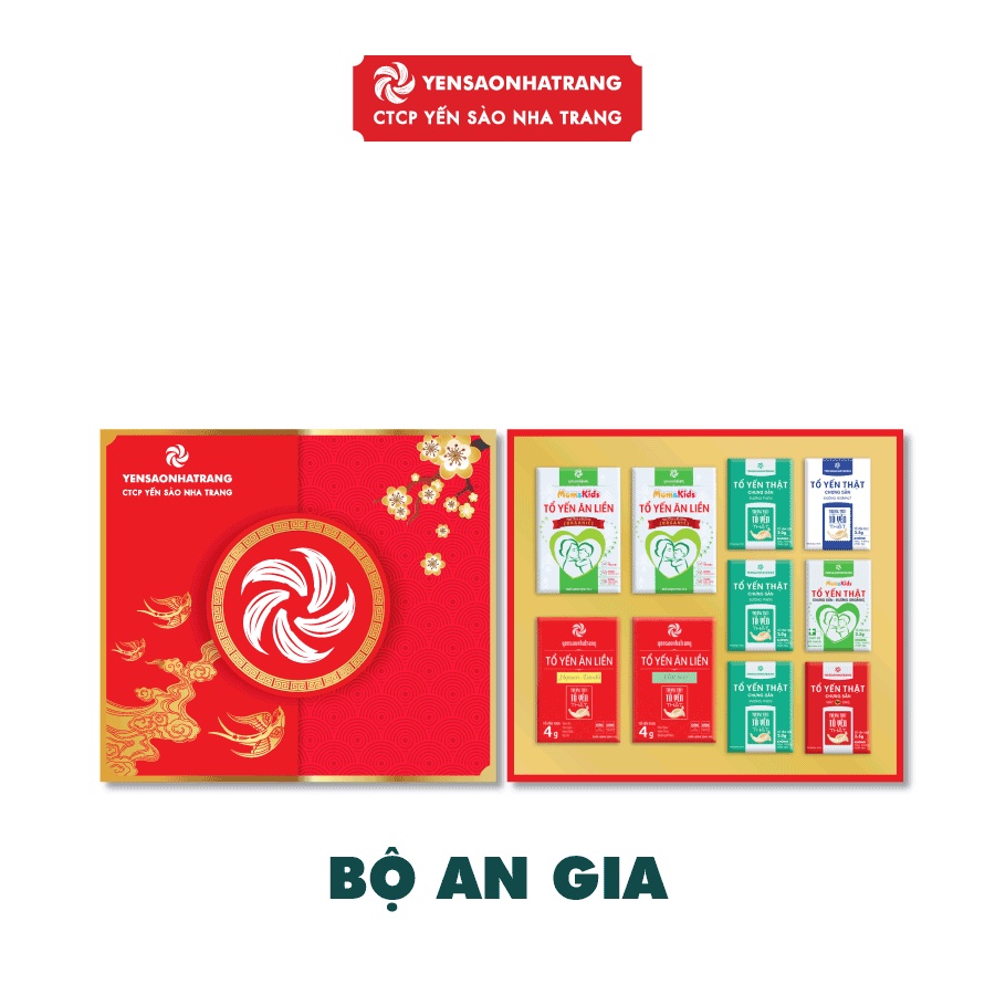 Bộ Quà Tặng Yến Sào Cao Cấp An Gia - Yến Sào Nha Trang