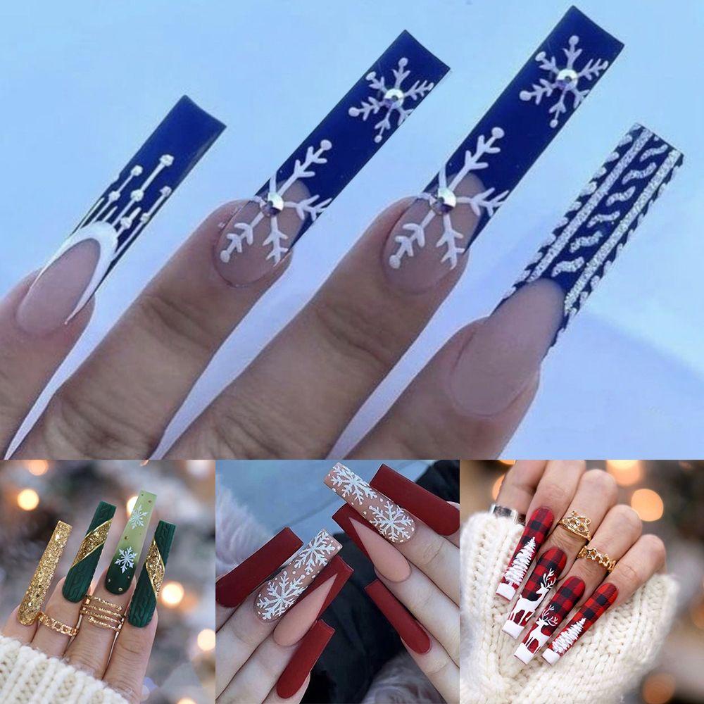 Bộ 24 Móng Tay Giả Che Phủ Toàn Diện DIY