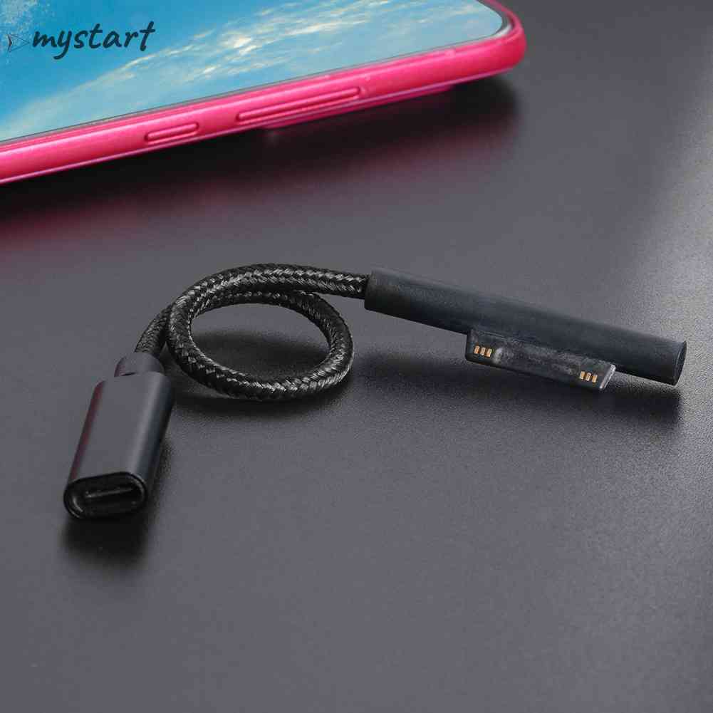 Cáp Chuyển Đổi USB Type C 65W PD Cho Microsoft Surface Pro 5
