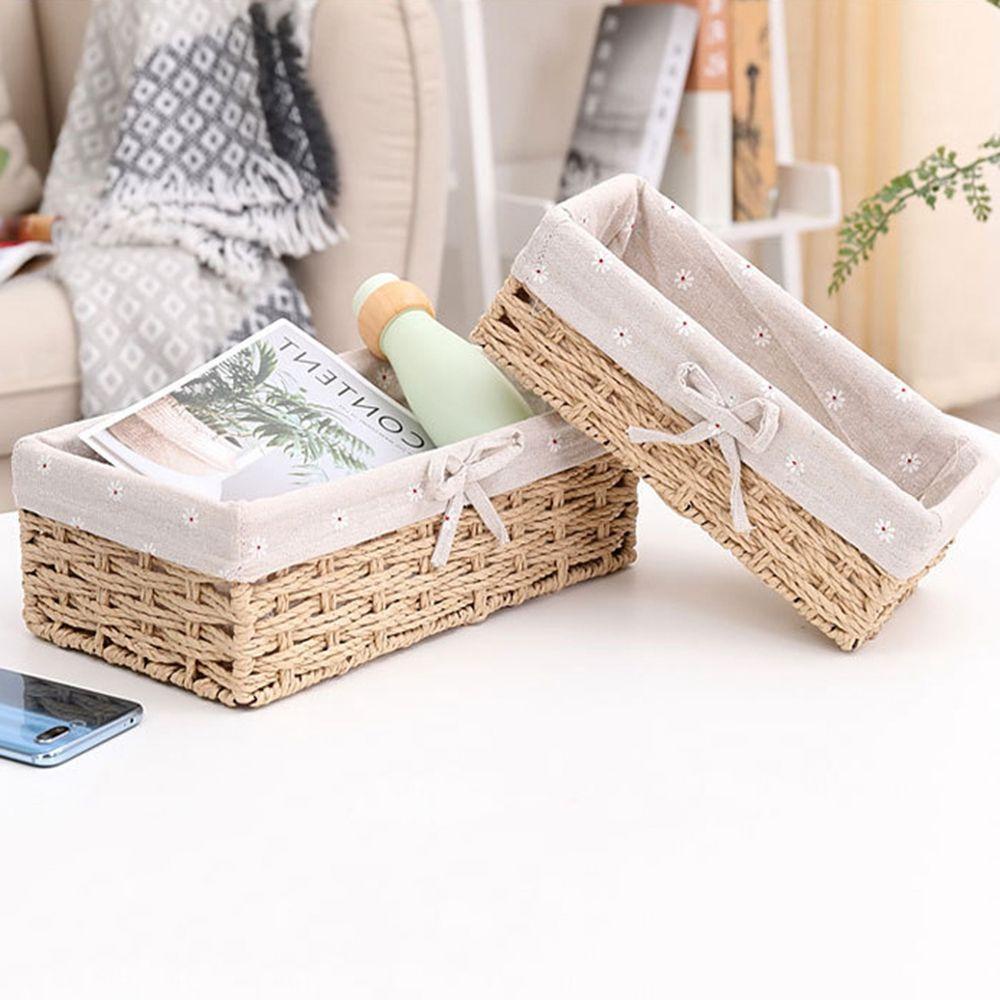 Giỏ Dệt Đựng Đồ Ăn Vặt Để Bàn Đa Năng