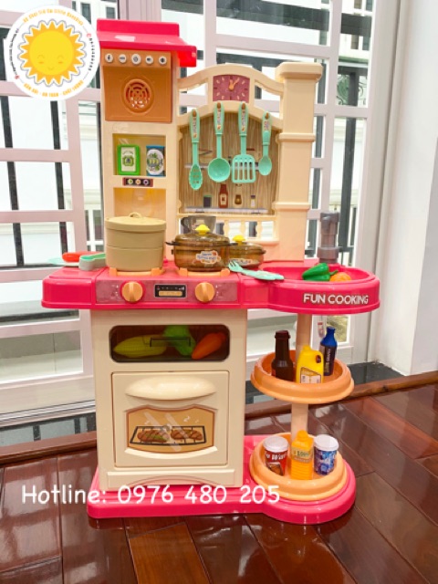 Đồ chơi nấu ăn Bộ Bếp FUN COOKING cao 76 cm