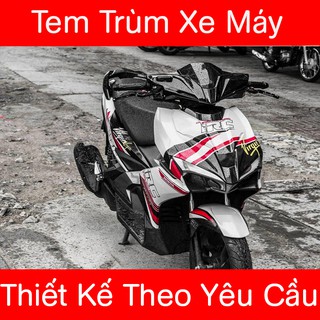 Tem Trùm Air Blade Trắng Đen TRC