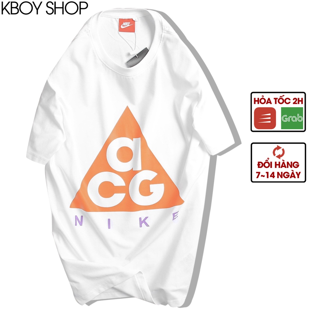 Áo Phông Nam Tay Ngắn Kboy Shop Áo Thun Unisex 100% Cotton Cổ Tròn Thoáng Mát Trắng/Đen In Hình - V61 | BigBuy360 - bigbuy360.vn