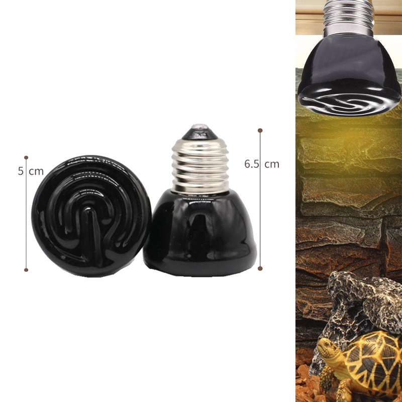 25W Bóng Đèn Sưởi Sứ Cho Động Vật Và Bò Sát